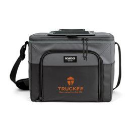 Custom Igloo Seadrift Hard Lined Cooler - Black-Grey