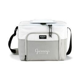 Custom Igloo Seadrift Hard Lined Cooler - White-Grey