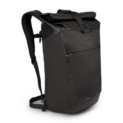 Custom Osprey Transporter Roll Top - Black - Side Custom Osprey Transporter Roll Top - Black - Side