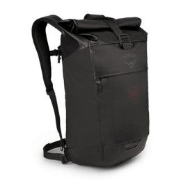 Custom Osprey Transporter Roll Top - Black - Side