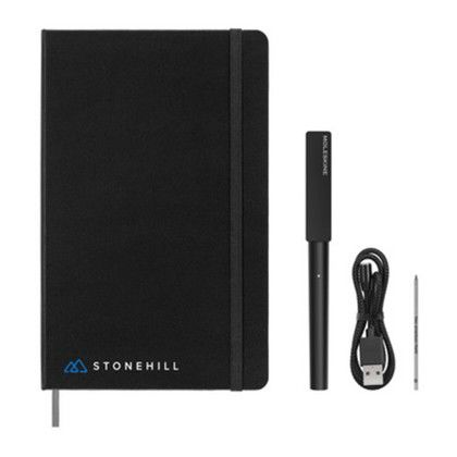 Custom Moleskine Smart Writing Set - Ruled Large - Black