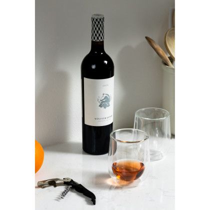 Custom CORKCICLE Stemless Glass Set (2) - In Use