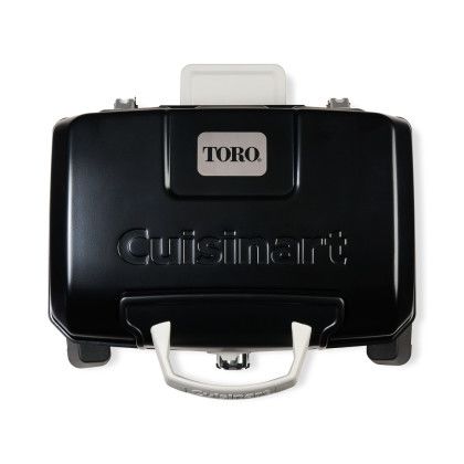 Custom Cuisinart Outdoors Petite Gourmet Portable Gas Grill - Black - Top View