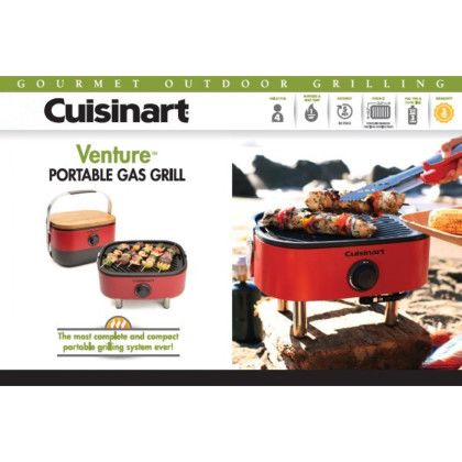 Custom Cuisinart Outdoors Venture Portable Gas Grill  - In Box