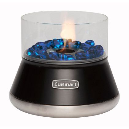 Custom Cuisinart Outdoors Petite Tabletop Fire Bowl - Lit