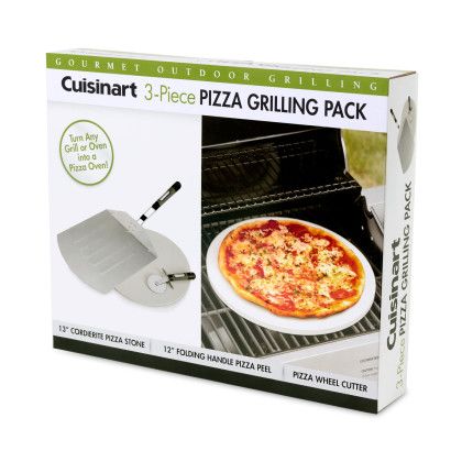 Custom Cuisinart Outdoors 3 Piece Pizza Grill Set - In Box Custom Cuisinart Outdoors 3 Piece Pizza Grill Set - In Box
