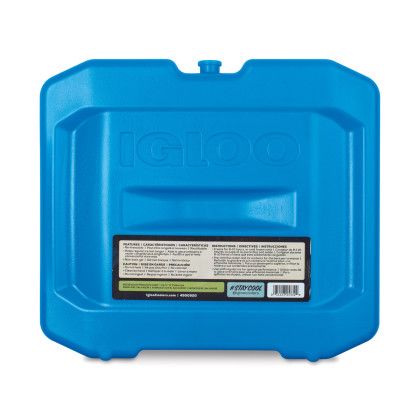 Igloo Ice Block - X Large - Turquoise - Back View
