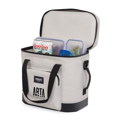 Custom Igloo Trailmate 30 Cooler - Bone - Open/Storage