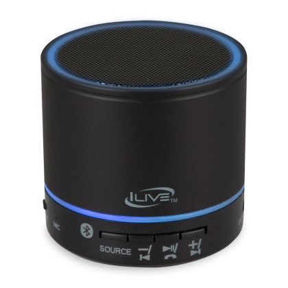 Custom ILive Portable Wireless Speaker - Lit