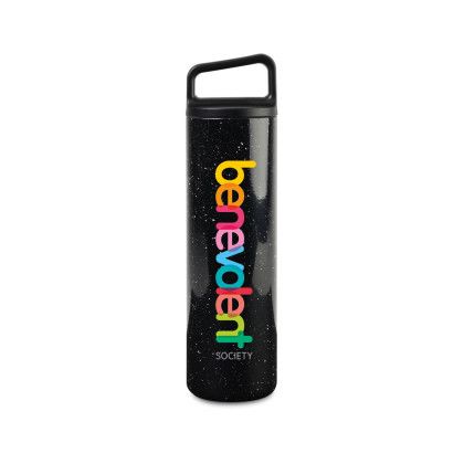 Custom MiiR Vacuum Insulated Wide Mouth Bottle - 20 Oz. - Black Speckle - Added Fee for Full Color Imprint Custom MiiR Vacuum Insulated Wide Mouth Bottle - 20 Oz. - Black Speckle - Added Fee for Full Color Imprint