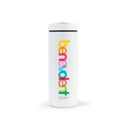 Custom MiiR Vacuum Insulated Travel Tumbler - 16 Oz.- White Powder - Added Fee for Full-Color Imprint