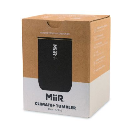 Custom MiiR Climate+ Tumbler - 16 Oz. - Black Powder - Box