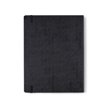 Custom Moleskine Hard Cover Ruled XX-Large Notebook - Black - Back Cover