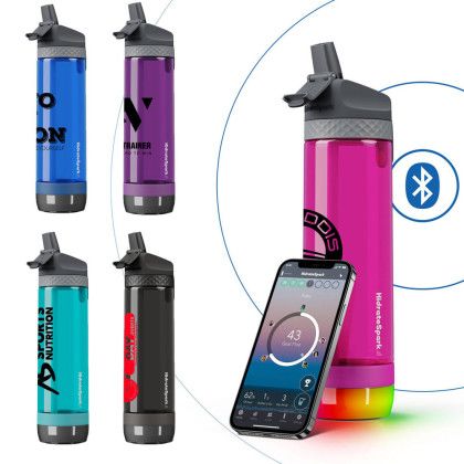 Imprinted HidrateSpark PRO 24 oz. Tritan with Straw Lid, Full Color Digital Imprinted HidrateSpark PRO 24 oz. Tritan with Straw Lid, Full Color Digital