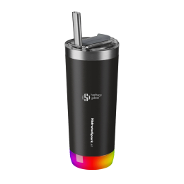 Custom HidrateSpark 20 oz. PRO Tumbler, Engraved - Black