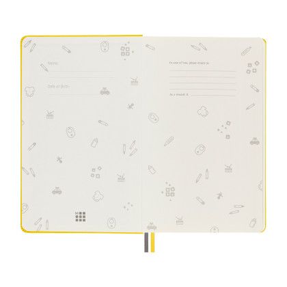 Custom Moleskine Passion Journal - Baby - Golden Yellow - Interior Cover