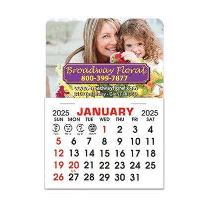 Custom Stick-It! Decal 3" x 4 1/4" Rectangle Round Corners 1 Month Pad