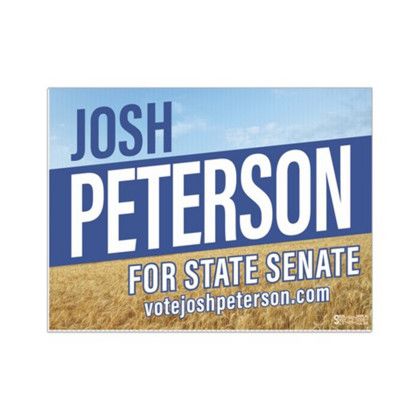 Custom Corrugated Plastic Sign 18" x 24" 2 Sided Full Color Bleed