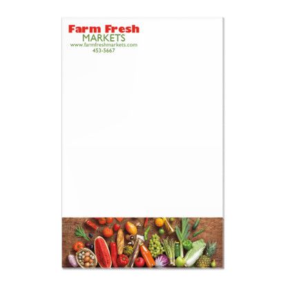 Custom Scratch Pad 5 1/4" x 8 1/4" 25 Sheet