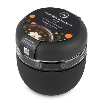 Custom W&P Porter Seal Tight Bowl - 24 Oz. - Charcoal - Packaging