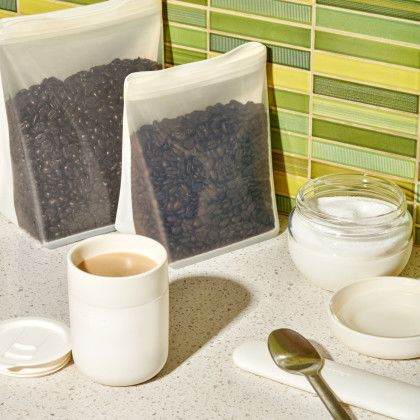 Custom W&P Porter Stand-Up Bag It Bundle - Cream - In Use