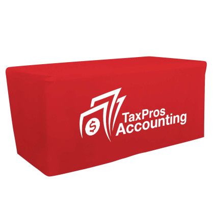 Custom 6' Fitted Table Throw - Cherry