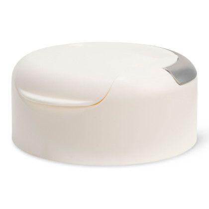 Custom W&P Drink Through Insulated Ceramic Bottle -20 oz - Cream - Lid 