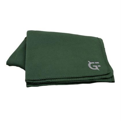 Custom 100 Percent Recycled RPET Fleece Blanket - Forest Green