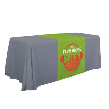 Custom Standard Table Runner - 28" Full Color - Lime