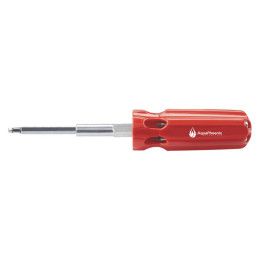 Custom PICQUIC SIXPAC PLUS Multi-bit Screwdriver - Canada Red