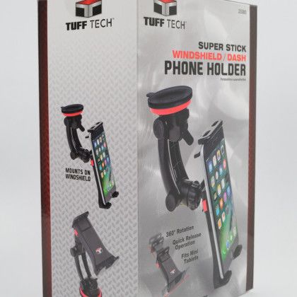 Custom Super Stick Windshield & Dash Mount Phone Holder - Box