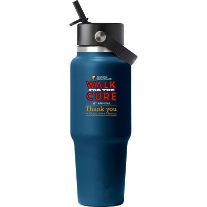 Hydro Flask Travel Bottle With Flex Straw Cap 32oz - Indigo