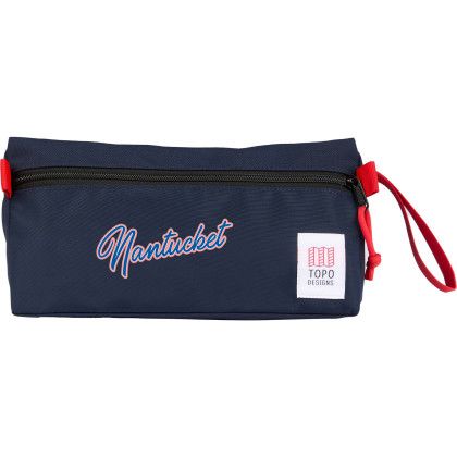 Custom Topo Designs Dopp Kit - Navy - Front