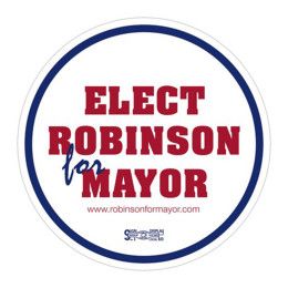 Custom Bumper Sticker Magnet Circle 4 1/4" Dia