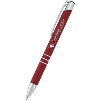 Custom Delane Softex Luster Gel-Glide Pen - Red