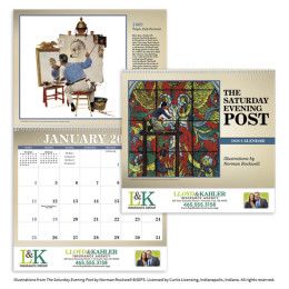 Premium Appointment Calendar - Rockwell-The Saturday Evening Post Premium Appointment Calendar - Rockwell-The Saturday Evening Post