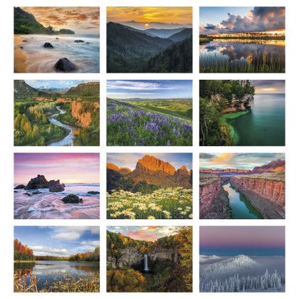 Promotional American Spiral Calendar Months