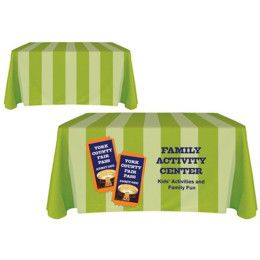 Custom 4' Customized Throw Style Table Cover