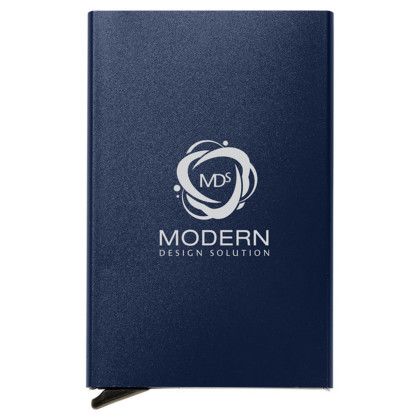 Custom RFID Card Holder - Navy