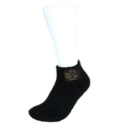 Black Soft and Fuzzy Fun Custom Sock - Tern