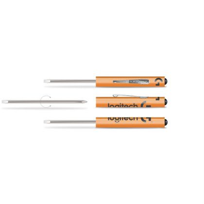 Custom Pocket Partner Reversible Blade Screwdriver - Orange