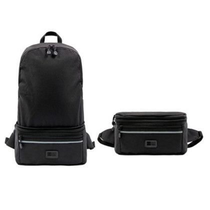 Custom BrandCharger Combo Eco Backpack - Black