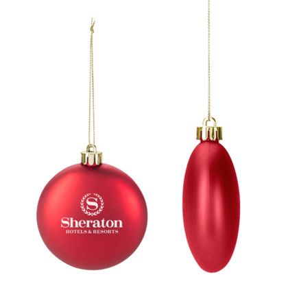 Custom Flat Ornament - Red