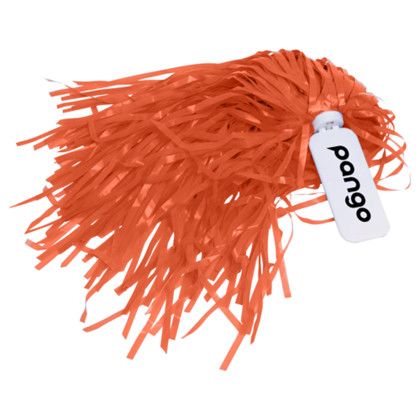 Custom Pep Rally Pom Poms - Orange Custom Pep Rally Pom Poms - Orange