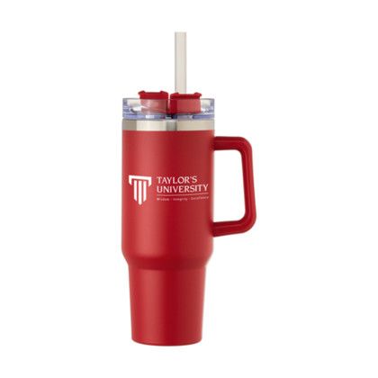 Custom 40 oz Insulated Mug - Red