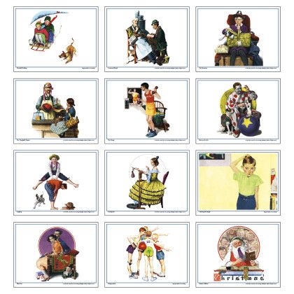 Custom Rockwell Calendar Months