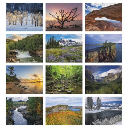 Custom Scenic America Appointment Calendar - Spiral - Months
