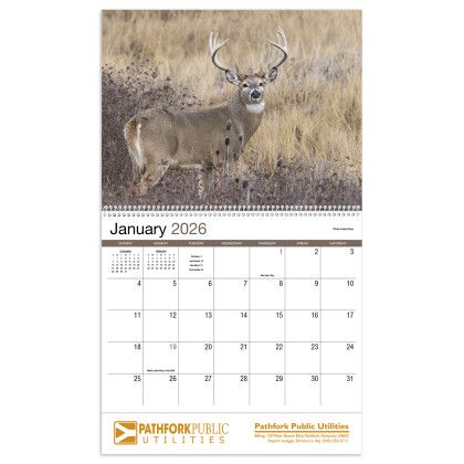 Custom Wildlife Appointment Calendar - Spiral