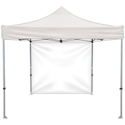 Custom 10' Heavy Duty Tent with One Full Wall - Blank