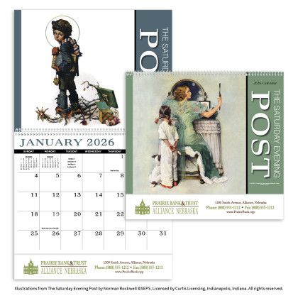 Saturday Evening Post Appointment Calendar - Spiral